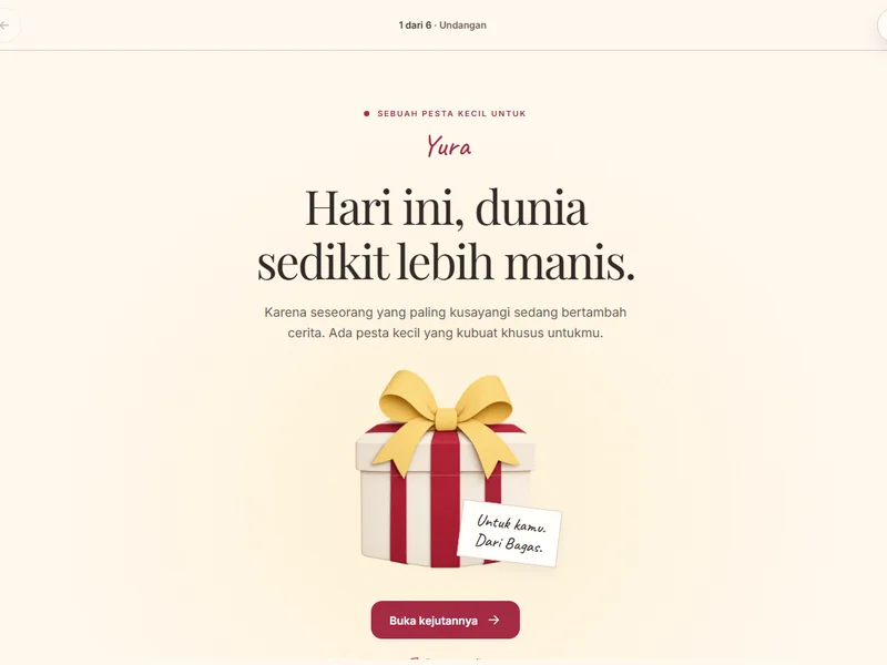 Pratinjau desain Birthday Surprise