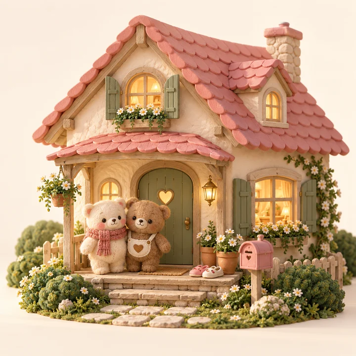 Template Little Home, Big Love