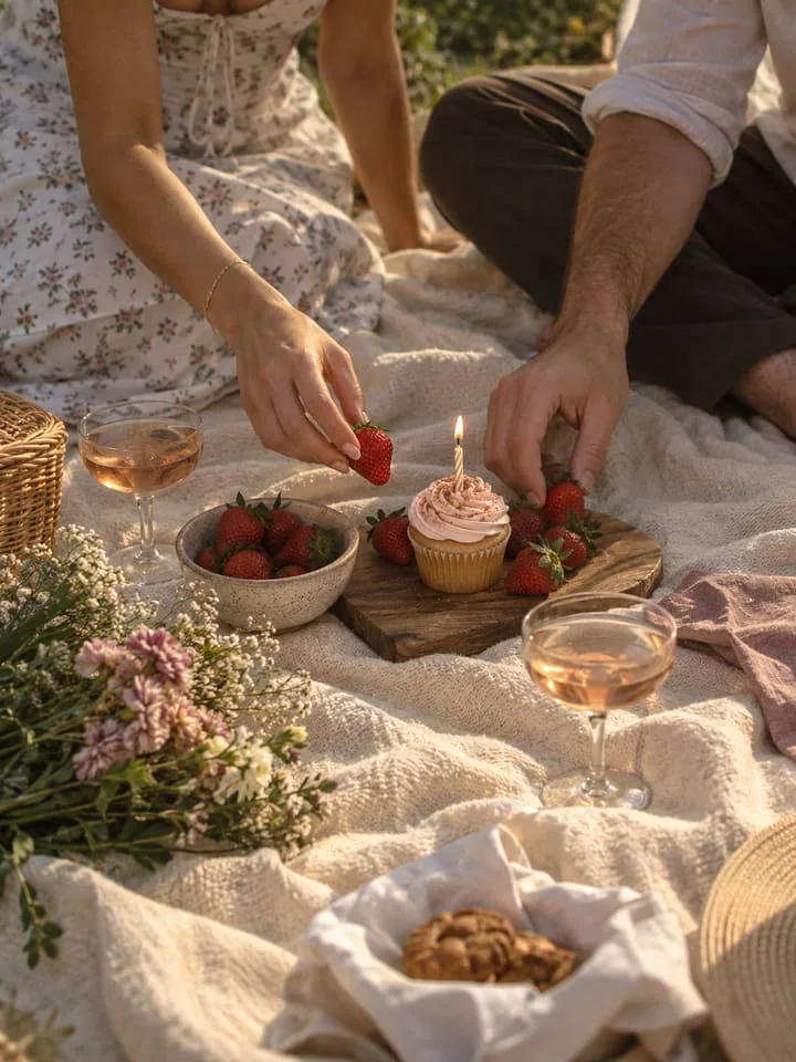 Suasana piknik yang hangat